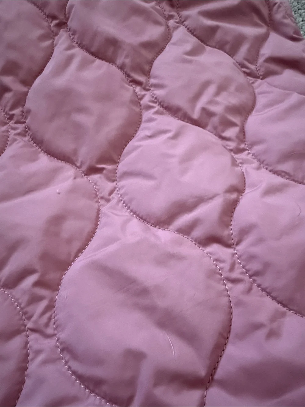 J.CREW crew cuts Girl's Pink Quilted Sherpa-Lined Vest